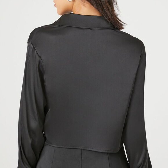 Forever 21 Satin Drop-Sleeve Shirt - NWT! - Picture 9 of 9